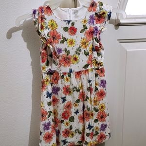Little girls size 4T flower dress